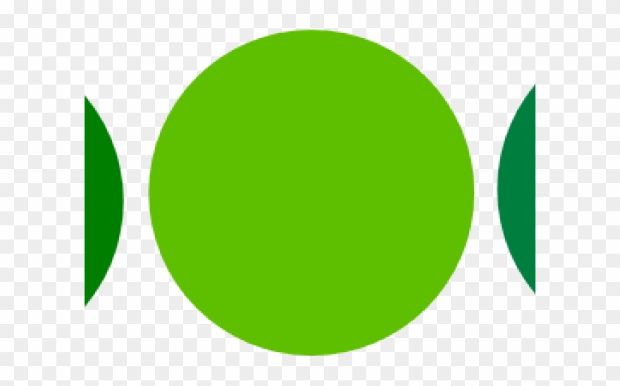 Dots Clipart Green - Circle - Png Download