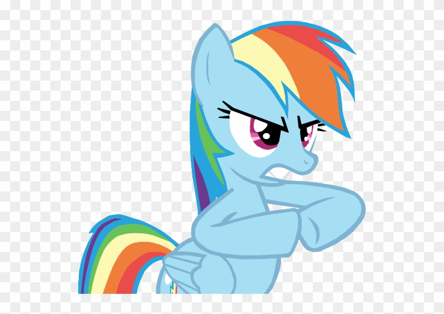 Rainbow Dash Birthday Cake Clipart - Clip Art - Png Download