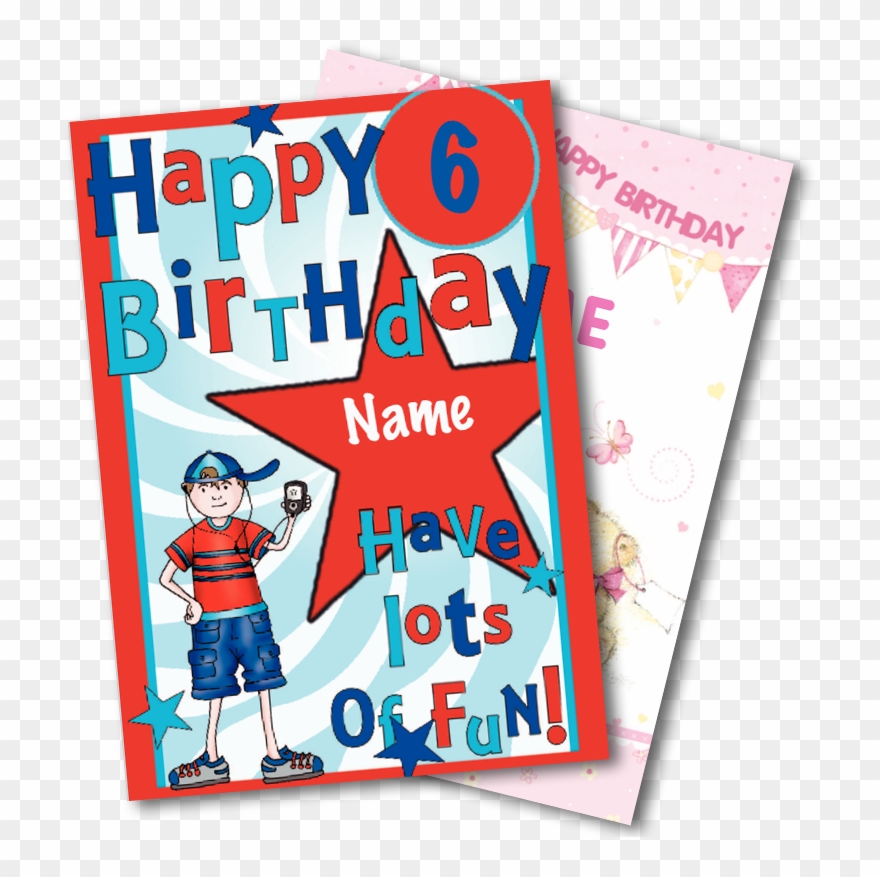 Birthday Greeting Cards By Age - Greeting Card Clipart