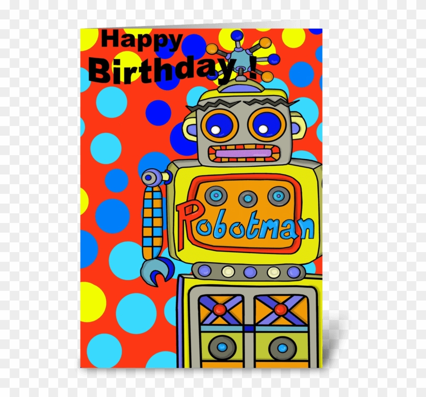 Happy Birthday Greeting Card Clipart
