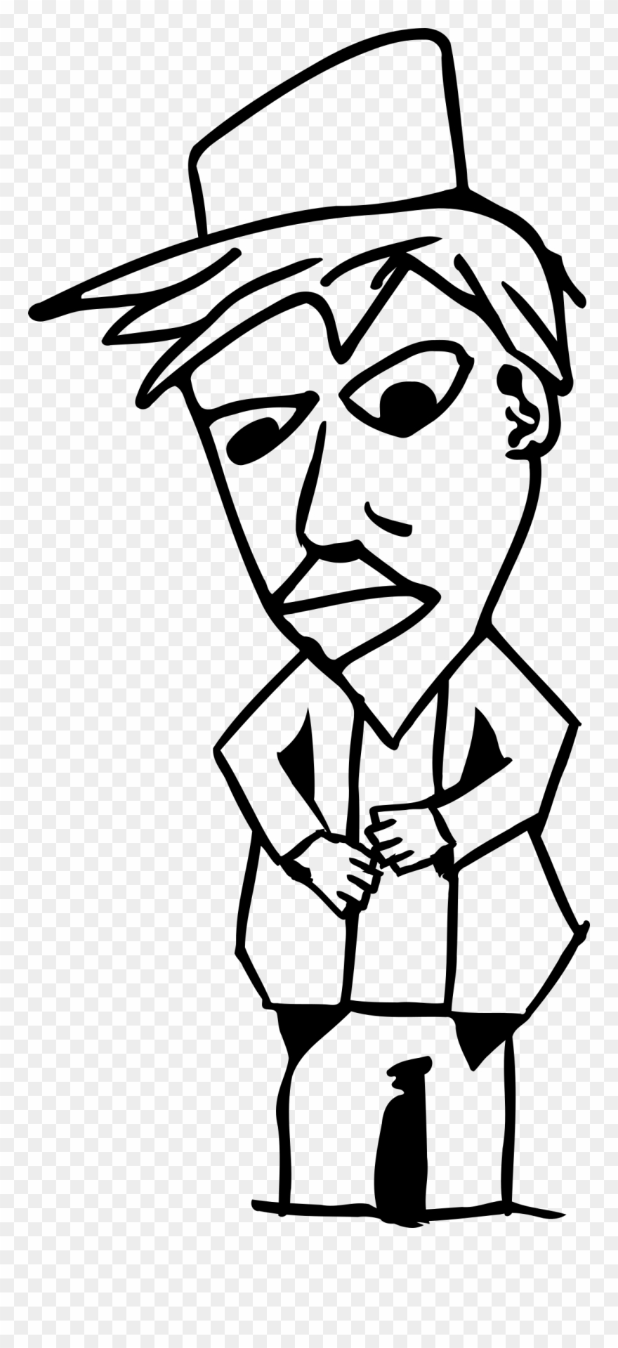 Clipart Man With Hat Happy Birthday Clip Art School - Thank You - Png Download