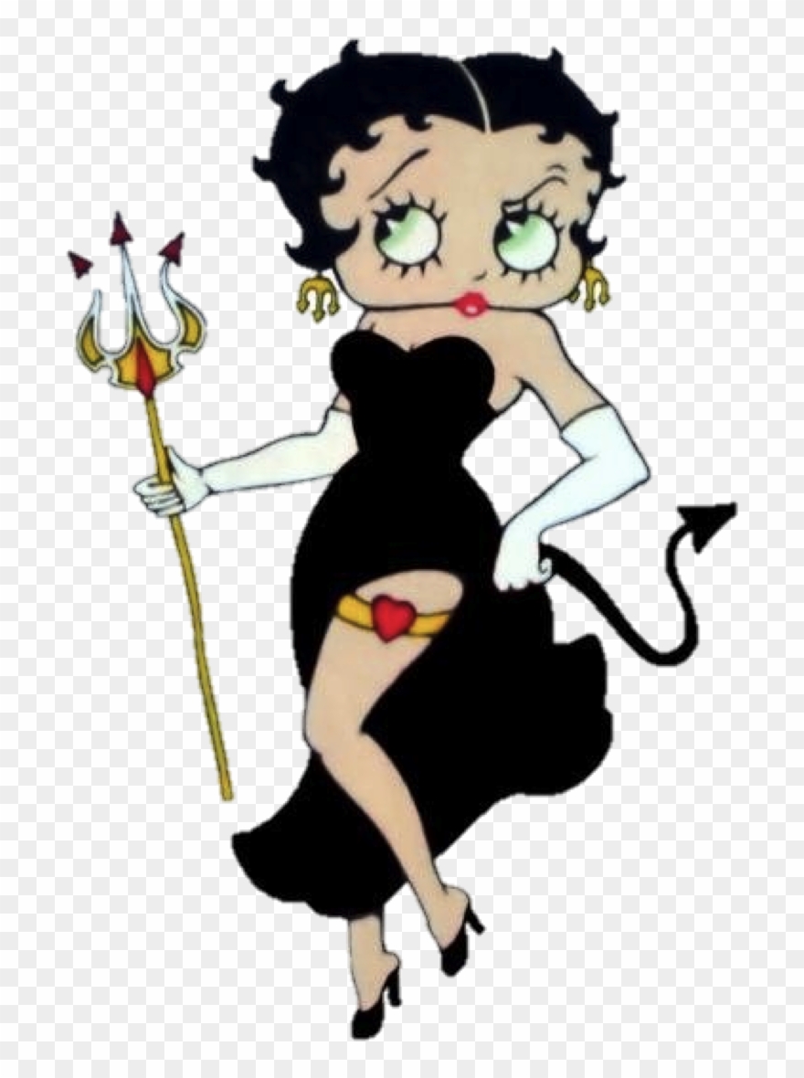 Betty Boop Halloween Clip Art - Angel Devil Betty Boop - Png Download