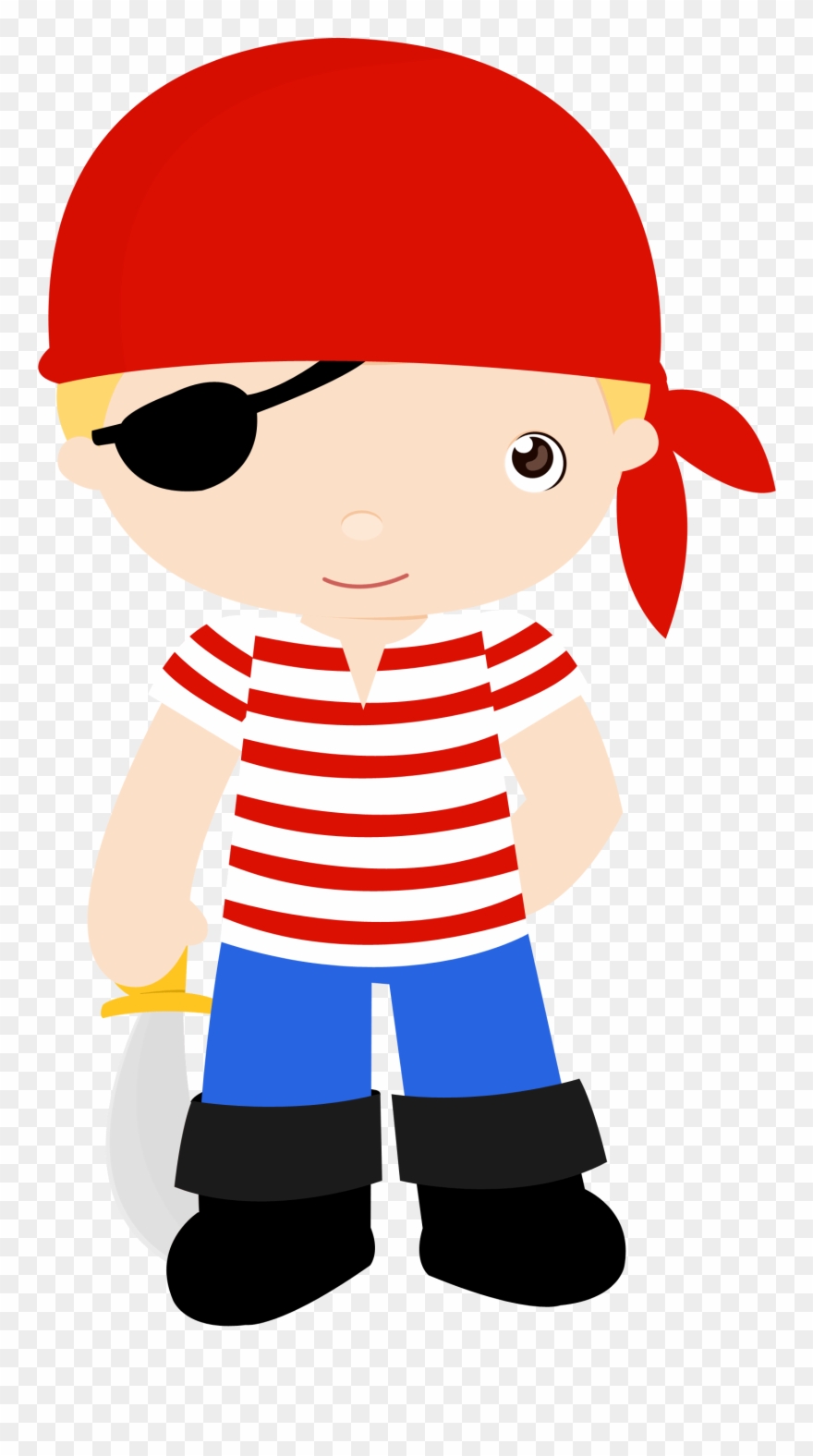 Say Hello Pirate Cartoon, Cartoon Kids, Pirate Theme, - Piracy Clipart