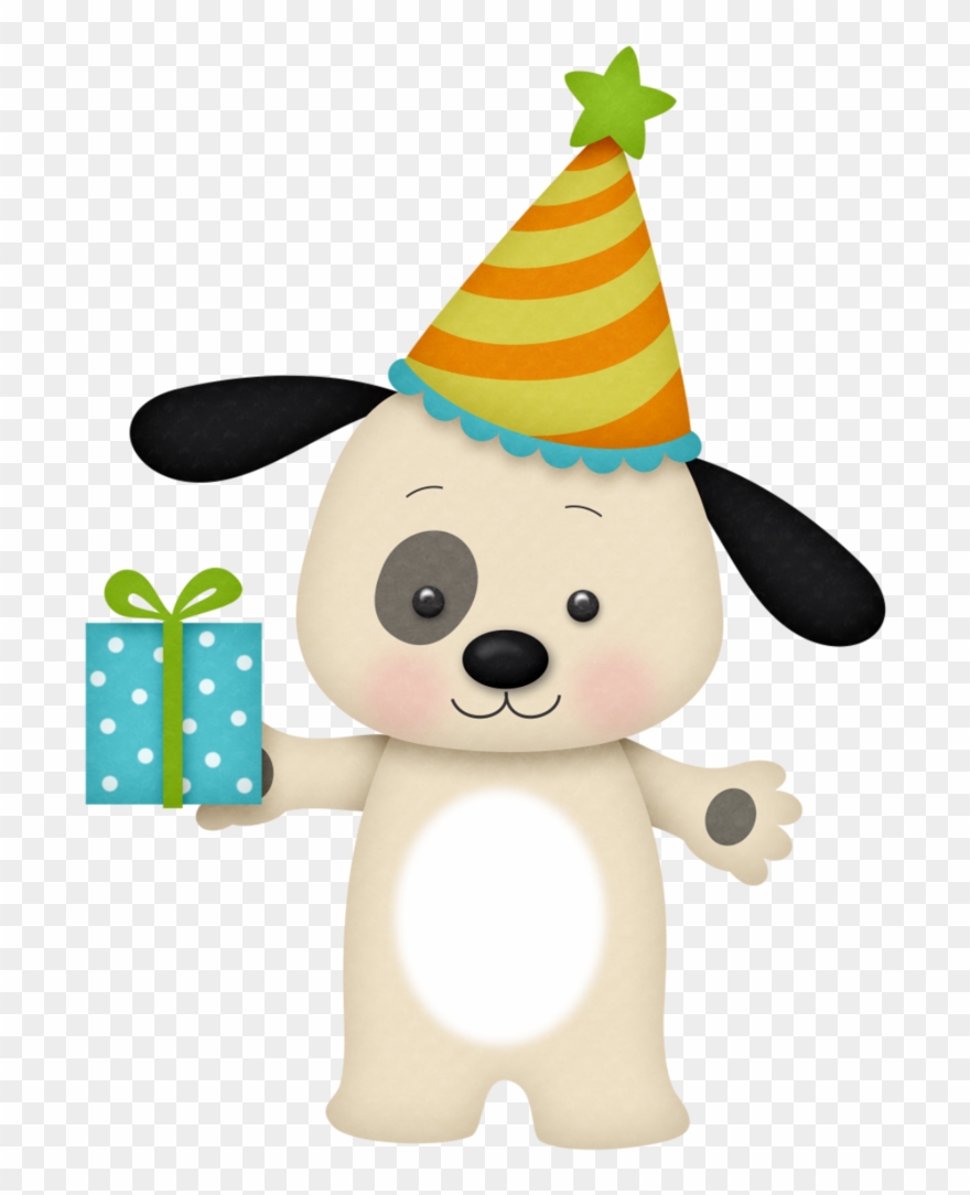 Фото, Автор Ladylony На Яндекс - Cute Birthday Puppy Clipart - Png Download