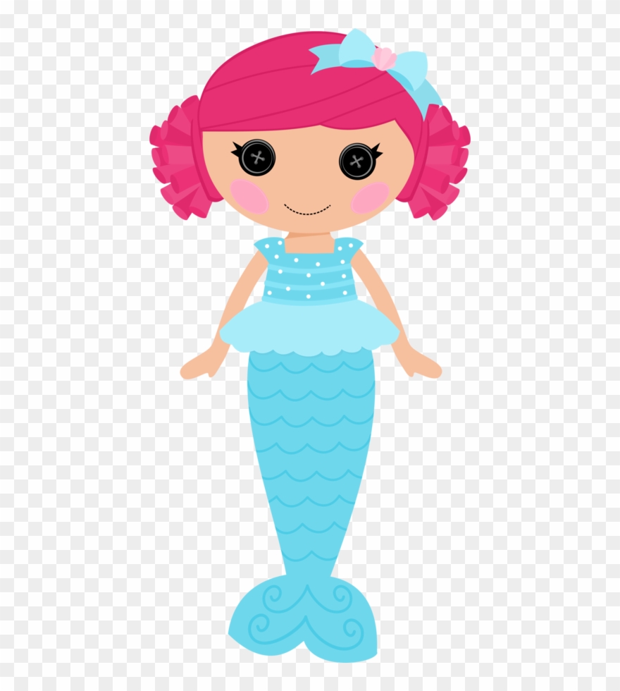 Say Hello - Mermaid Doll Clip Art - Png Download