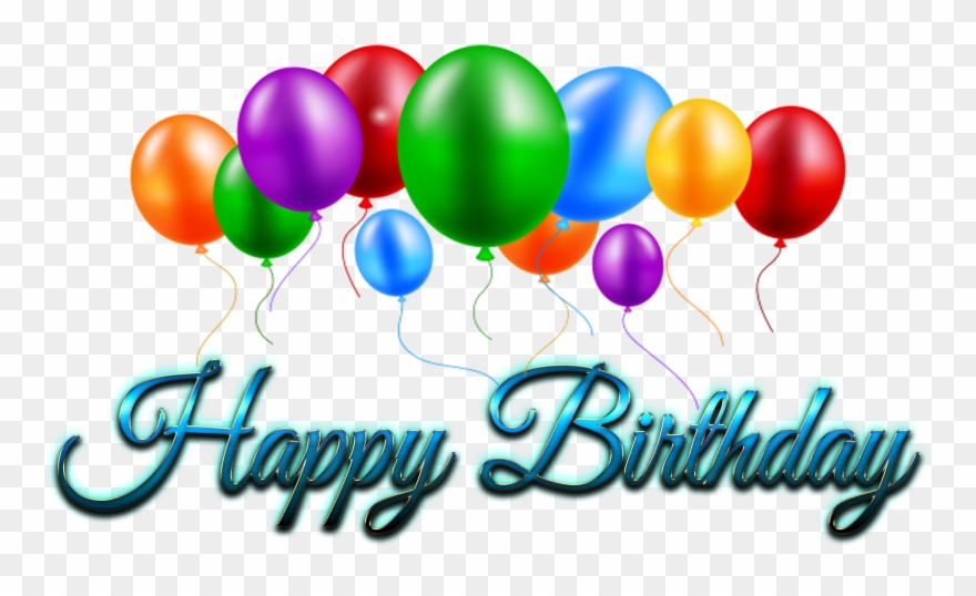 Balloon Desktop Wallpaper Clip Art - Happy Birthday Logo Png Transparent Png