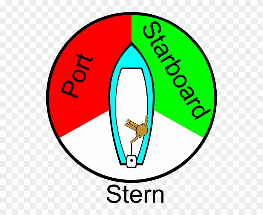 Transportation 20clipart - Port And Starboard Colours - Png Download
