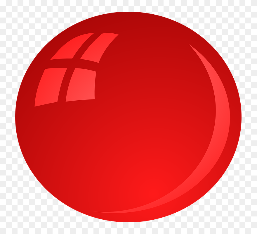 Free Vector Bubble Red Clip Art - Bubble Clip Art - Png Download