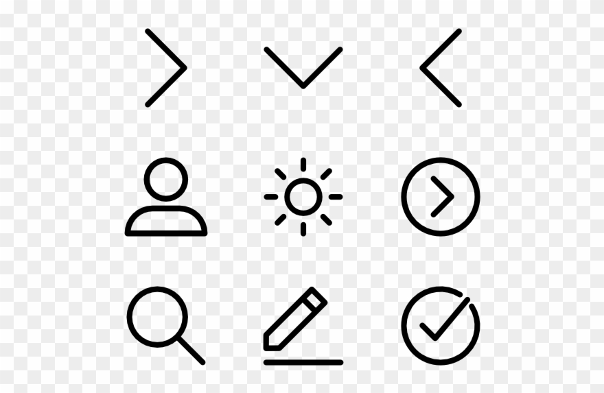 Free Speech Bubble - Minimal Symbols Png Clipart