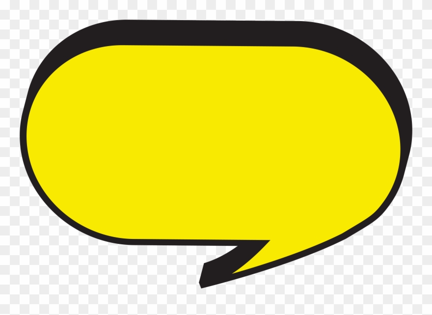 Balão De Fala Amarelo Clipart