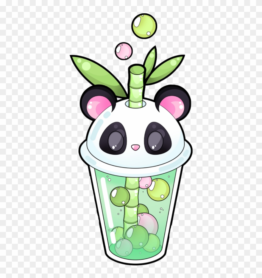 Kawaii Bubble Tea Cartoon Clipart