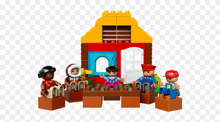 Around The World - Lego Duplo 10805 Around The World Building Kit Clipart