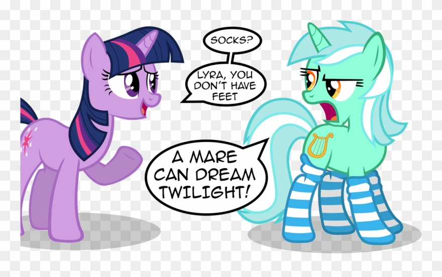 Dream Clipart Dialogue - My Little Pony Lyra Heartstring - Png Download