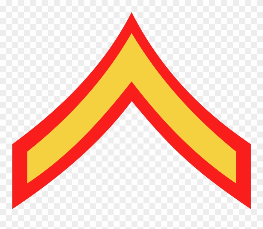 Open - Marine Private First Class Insignia Clipart