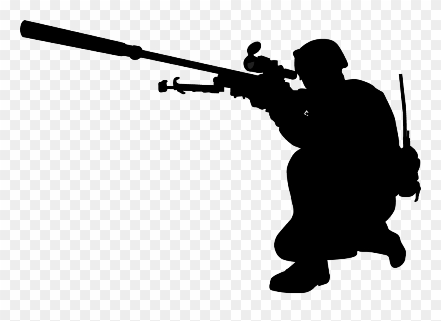 Photos Military Sunrise Sunset - Haynes Military Soldier Vi Silhouette Wall Decal Cutout Clipart