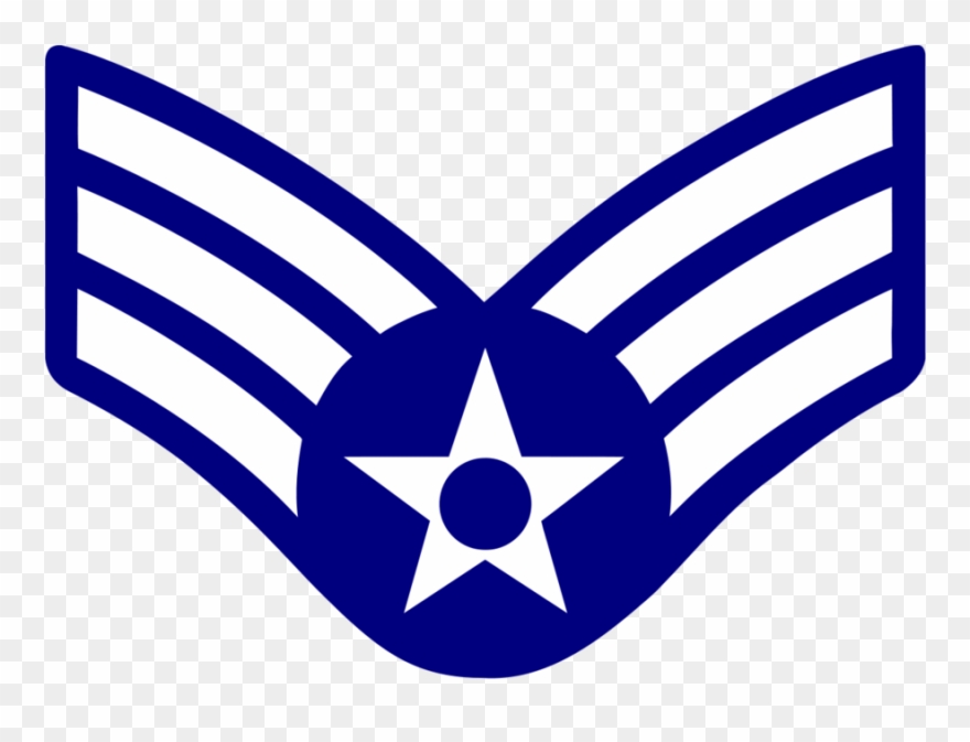 Download Air Force E 4 Rank Clipart United States Air - Air Force Sra Rank - Png Download