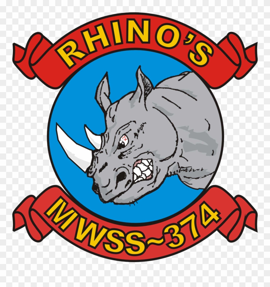 Mwss 374 Rhinos Clipart