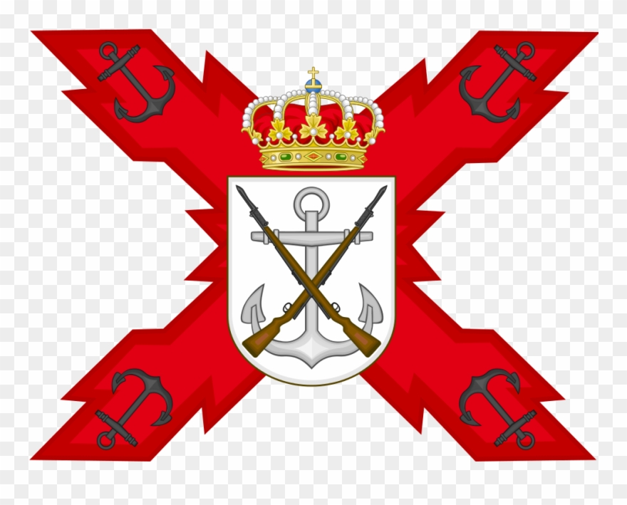 Coat Of Arms Of The Spanish Marine Corps General Command - Marines Coat Of Arms Clipart