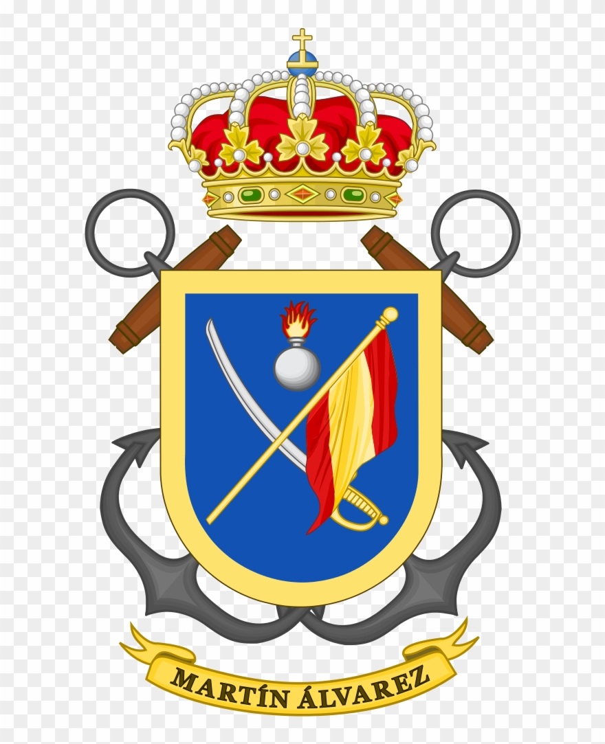 Coat Of Arms Of The Spanish Marine Corps Martín Álvarez - Fuerza De Guerra Naval Especial Clipart