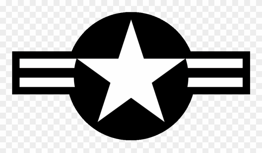 Roundel Of The Usa Military Symbol Decal Sticker - Us Air Force Symbol Ww2 Clipart