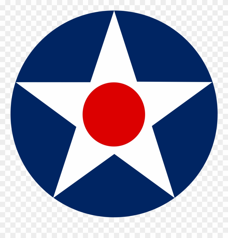 Unsc Army Air Force Insignia Round Sticker Bing Images - Army Air Corps Roundel Clipart
