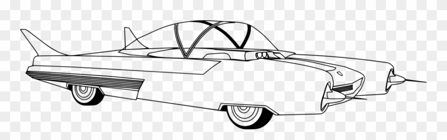 Car Door Ford Motor Company 1950s Concept Car - 1950 Car Png Clipart