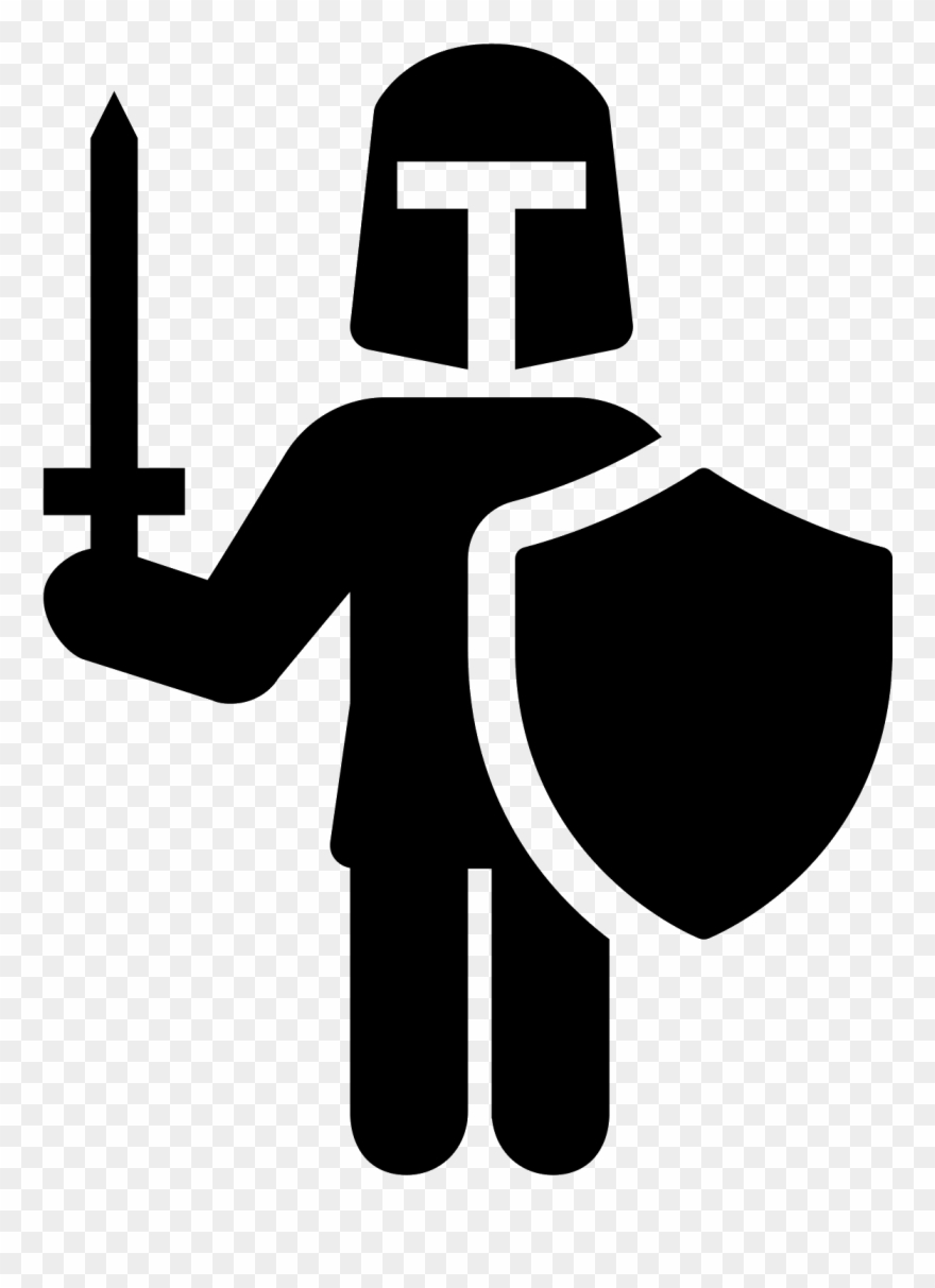 Vector Knight Profile - Knight Icon Png Clipart