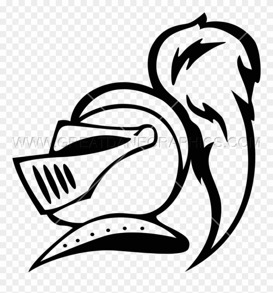 Jpg Black And White Download Production Ready Artwork - Knight Head Artwork Png Clipart