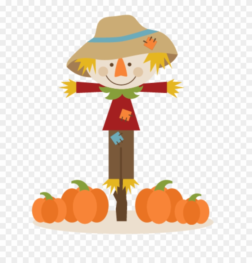 Scarecrow Vector Animated - Thanksgiving Scarecrow Clipart - Png Download