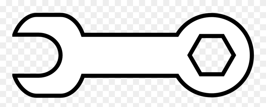 Download Graphic Library Download White Dotted Gift - Black And White Tool Clip Art - Png Download