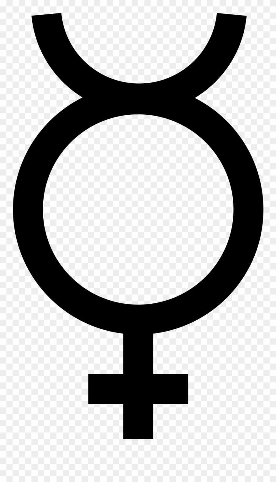 Planets Symbols - Virgin Female Symbol Clipart