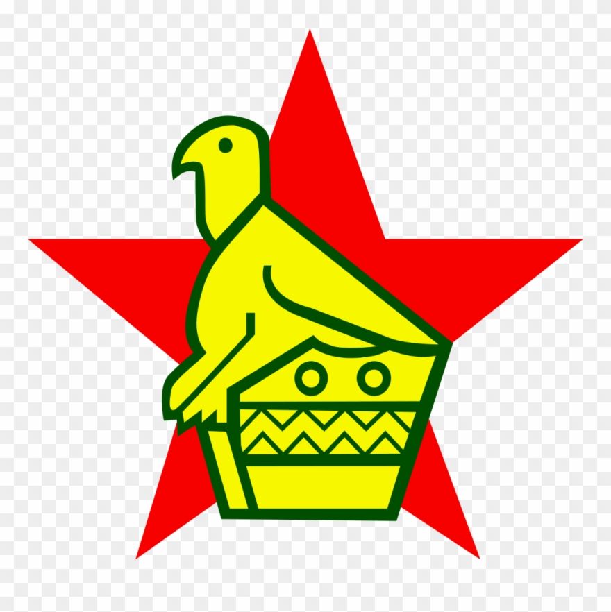 Zimbabwe, Zimbabwe - Zimbabwe Bird And Star Clipart