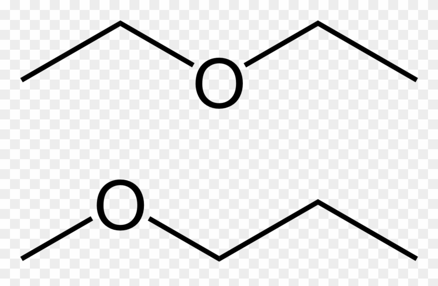 Chemical Family Properties - Three Ethers With Formula C4h10o Clipart