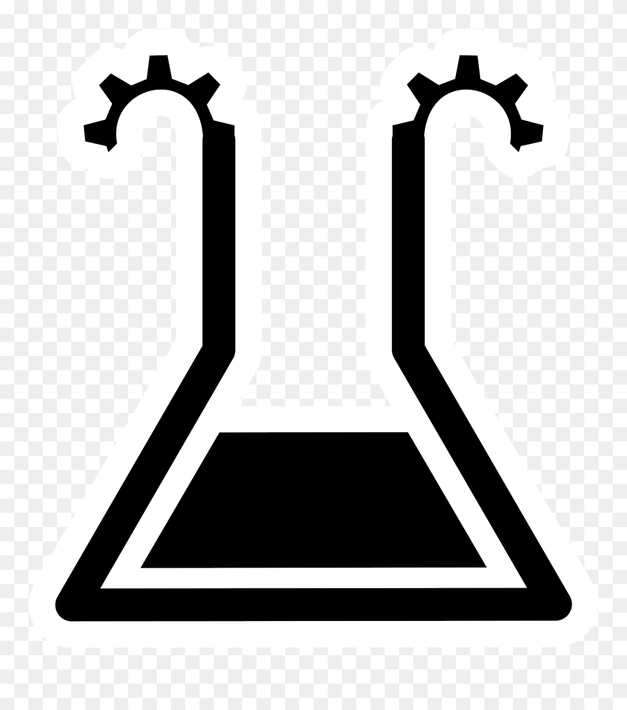 Computer Icons Science Laboratory Chemistry Research - Conical Flasks And Test Tube Clipart - Png Download