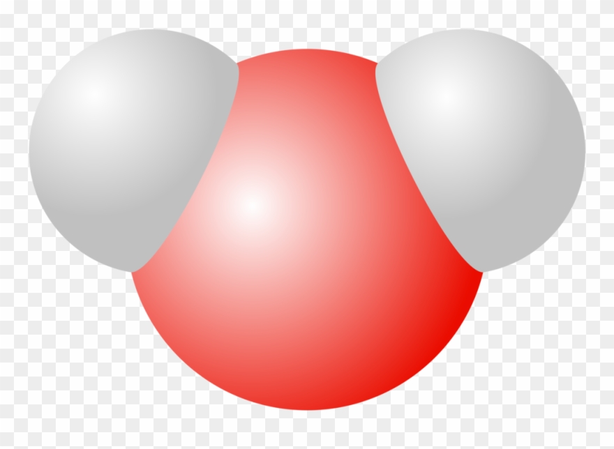Water Molecule - Molecula De Oxigeno Png Clipart