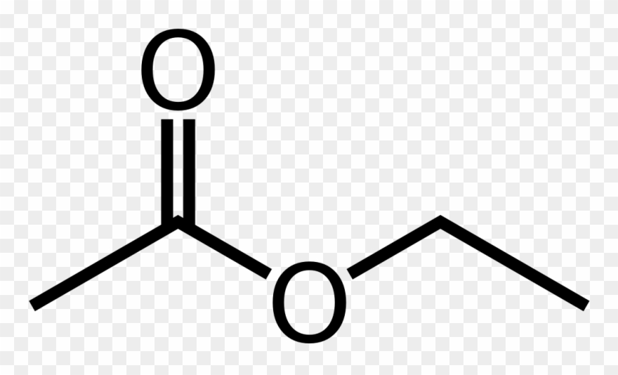 Chemistry Clip Chemical Formula - Ethyl Acetate - Png Download