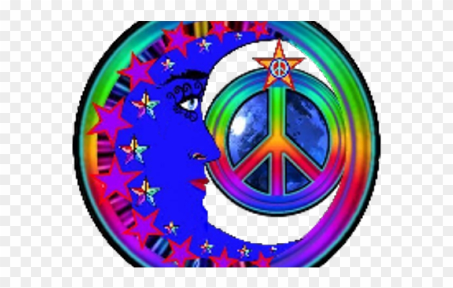 Peace Sign Clipart Blue - Peace - Png Download