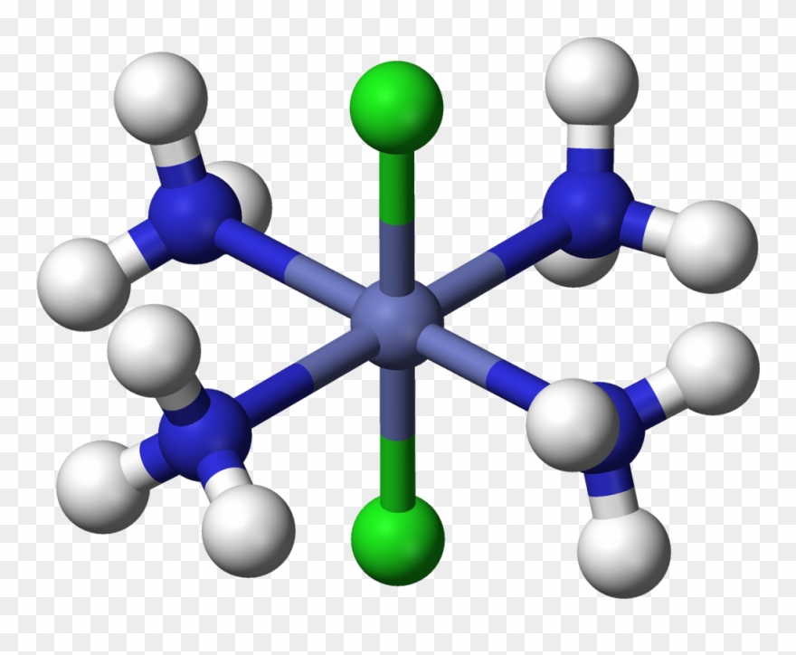 Archives Ubbeditor Molecule - Cis -[ Cocl2 Nh3 4 Clipart