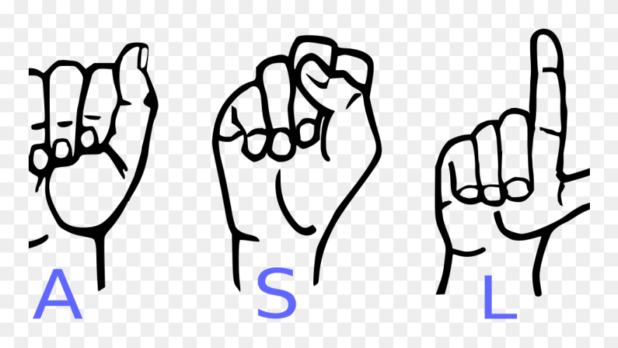 Phonak - American Sign Language Letters Clipart