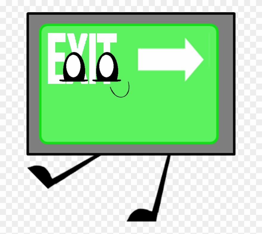 Exit Sign Clipart