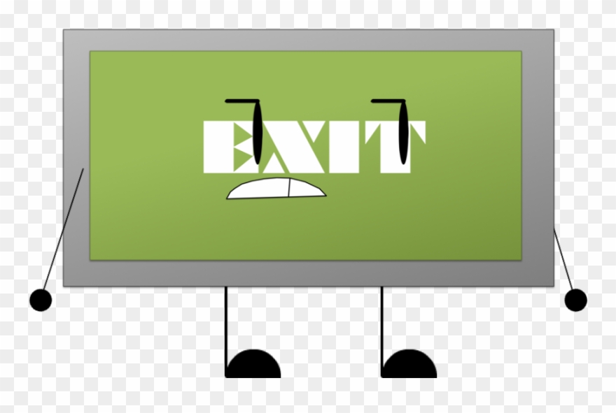 Exit Sign - Esnewpose - Exit Sign Clipart