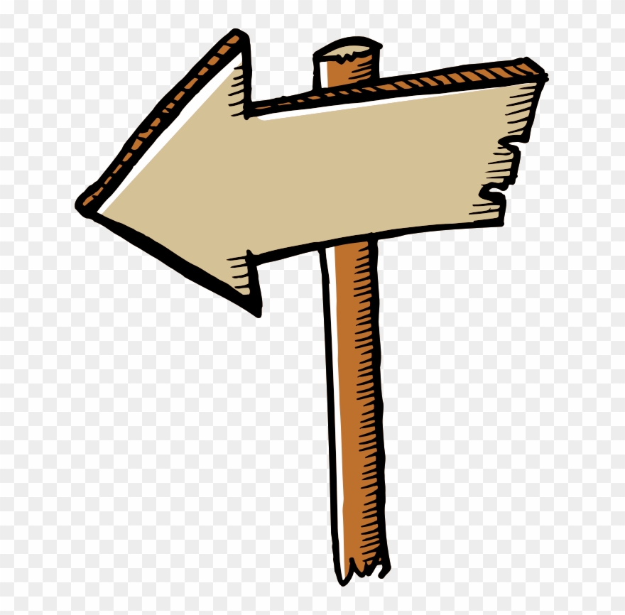 Medium Image - Clip Art Sign Post - Png Download