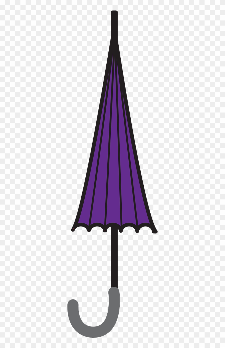 Big Image - Umbrella Clip Art Closed - Png Download