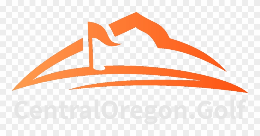 Central Oregon Golf Logo Text Link Clipart