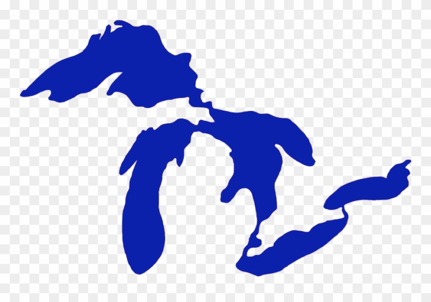 Great Lakes Decal - Great Lakes Silhouette Clipart