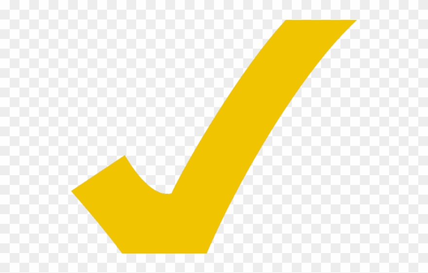 Check Clipart Yellow Green - Png Download