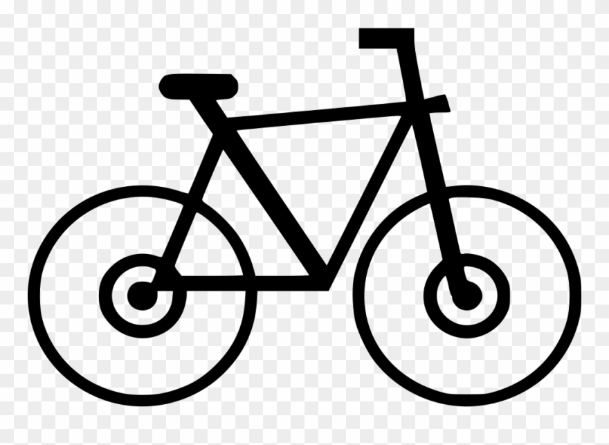 Png Icon Download Onlinewebfonts - 自転車 人 イラスト 黒 Clipart