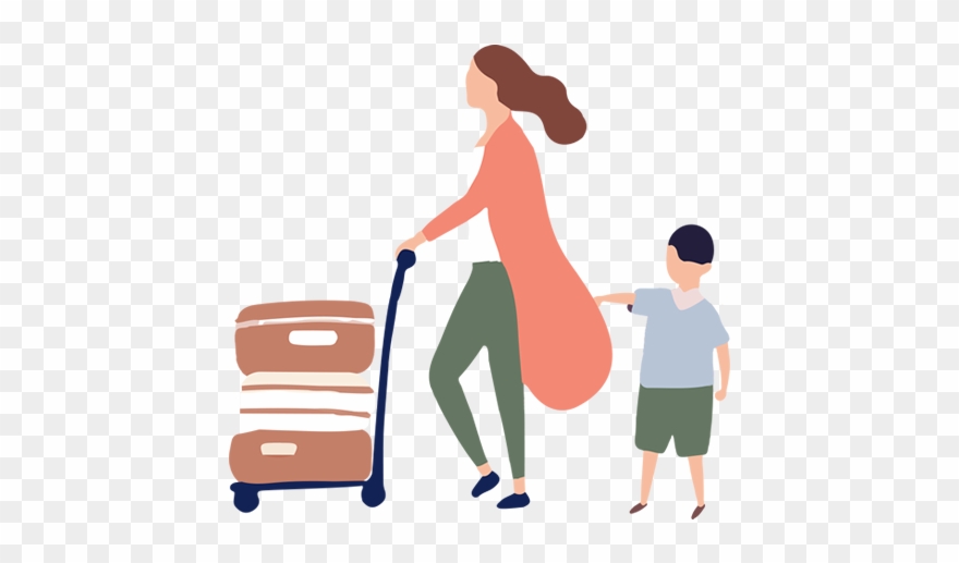 Check In Und Check Out - Illustration Clipart