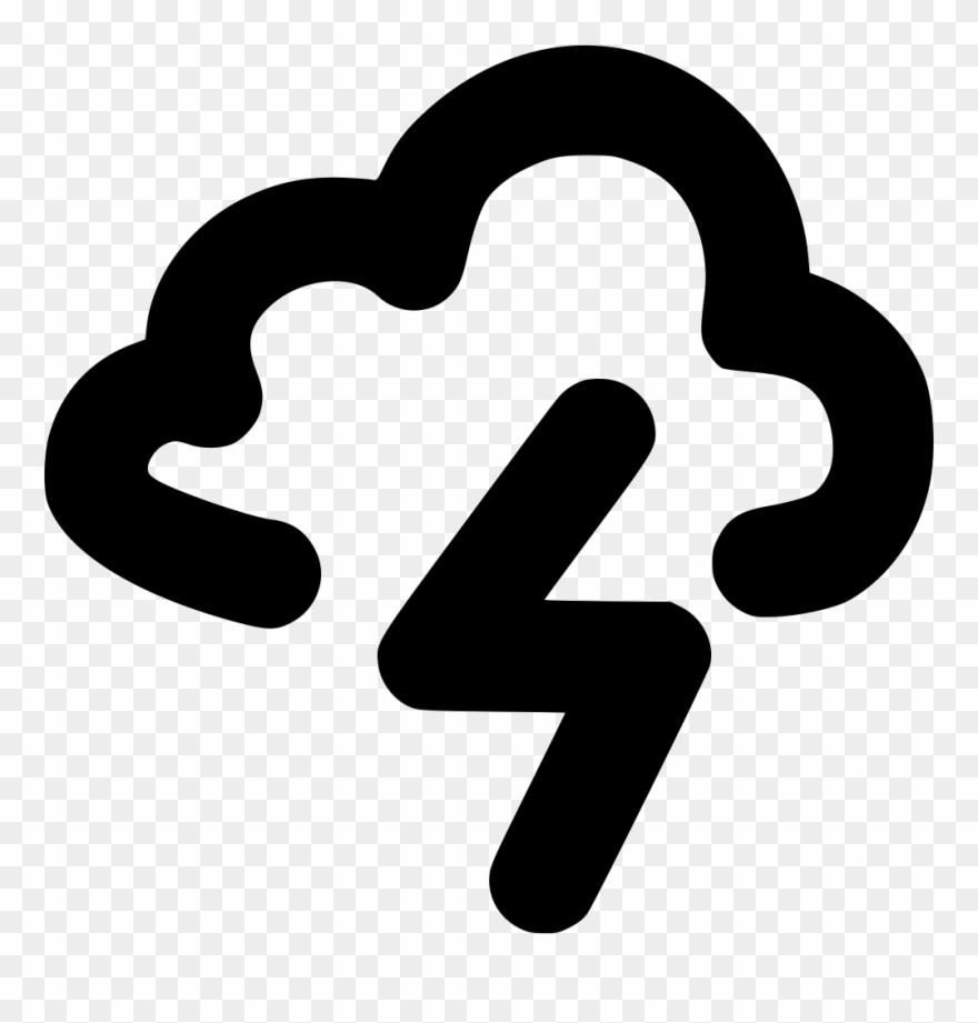 Thunderstorm Png Icon Free Download Onlinewebfonts Clipart