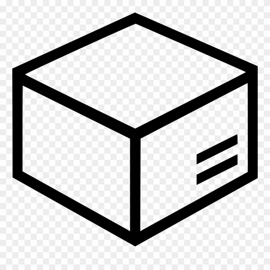 Image Black And White Download Cargo Box Svg Png Icon - Icon For Product Clipart